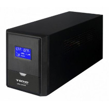 UPS TECNO 800VA 320W 2 USCITE BIVALENTI FUNZIONE AC RESTART CON DISPLAY LCD