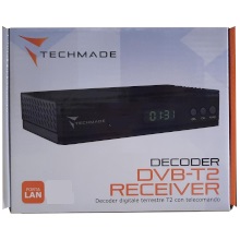 DECODER DIGITALE TERRESTRE DVB-T2 H.265 CON LAN