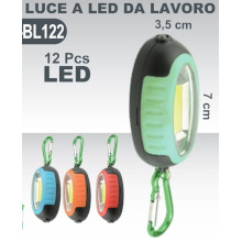 MINI TORCIA LED COB CON PORTACHIAVI COLORI VARI TO-BL122