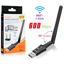 ADATTATORE WIFI USB 2.4GHZ 600MBPS