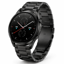 SMARTWATCH WATCH 4 NERO CON SCHERMO AMOLED E 3 CINTURINI