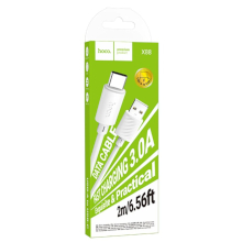 CAVO USB-A USB-C HOCO X88 3A 2M BIANCO