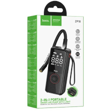 COMPRESSORE PER AUTO/MOTO/BICI/PALLONI HOCO ZP18 4000MAH 150PSI NERO